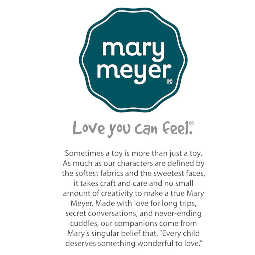 Mary Meyer Taggies Signature Flora Fawn Deer Plush Lovey Satin Back Sensory Toy